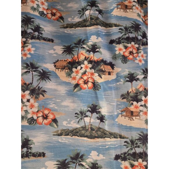 NWT Chaps Men's Hawaiian Printed Polo Shirt, Size 2XL - Picture 3 of 5